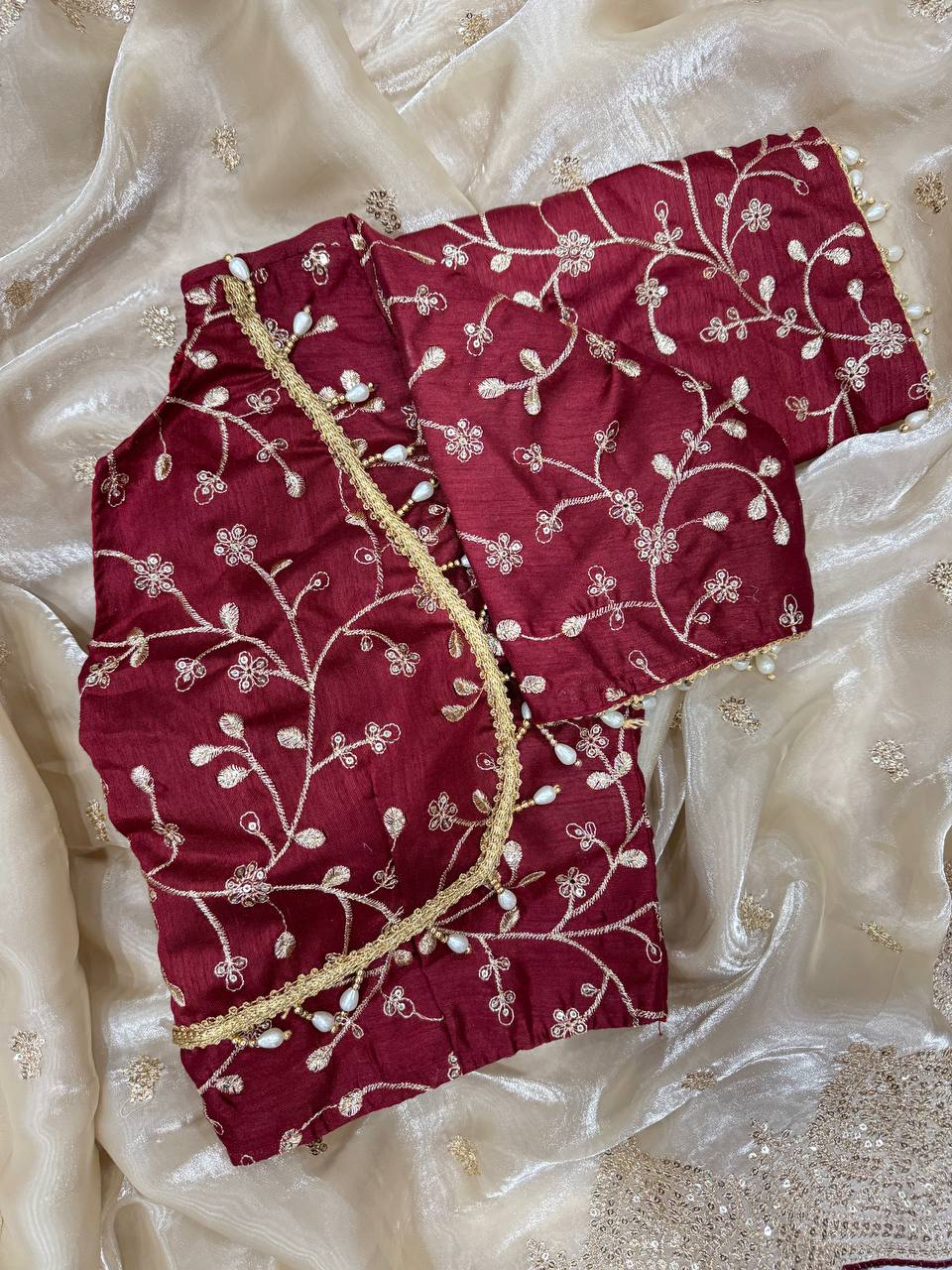 Beige Color Marriage Party Wear Designer Saree | Nardev Fashion