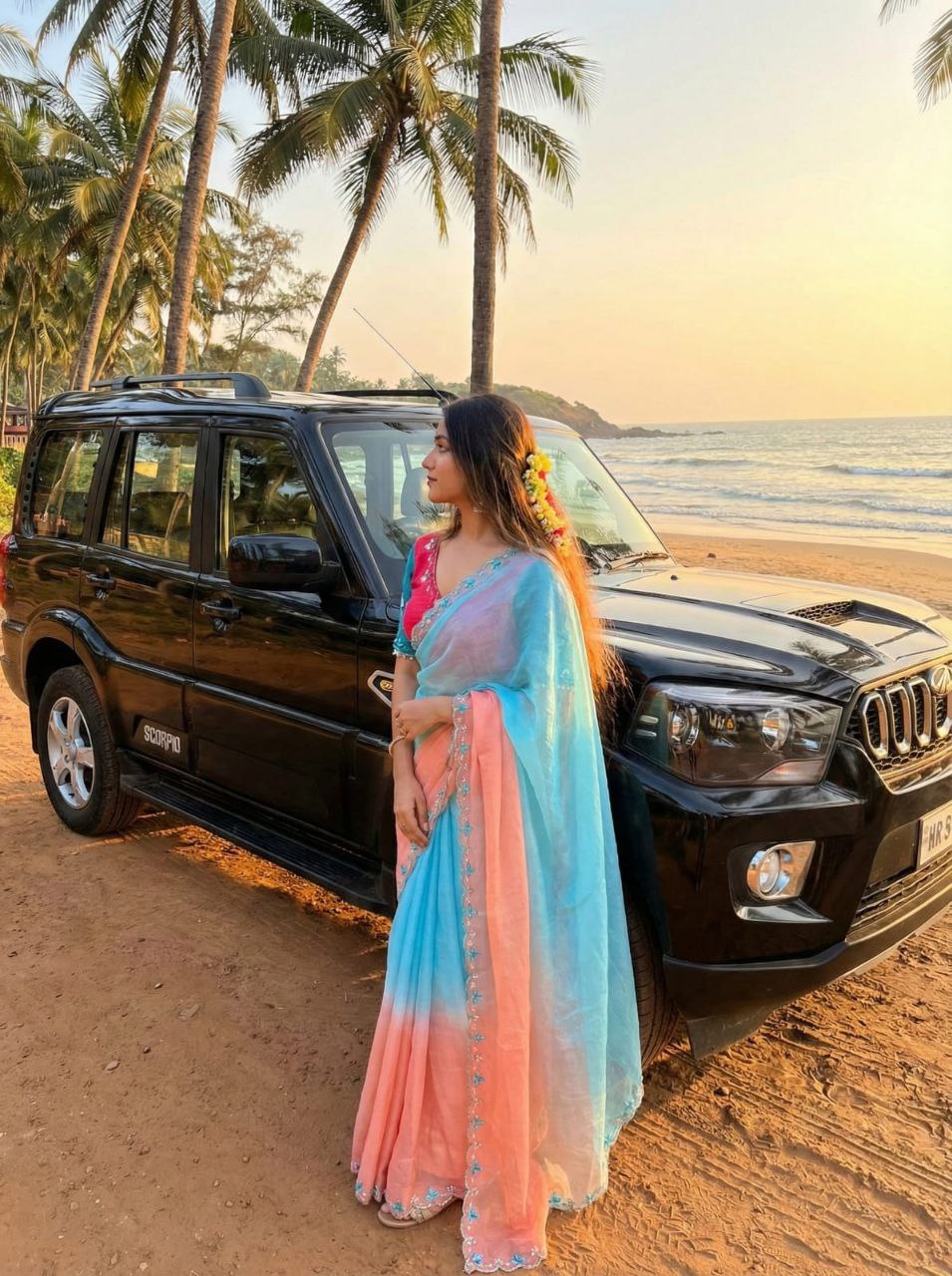 Designer Handwork Festive Wear Saree with Stitched Blouse | Nardev Fashion