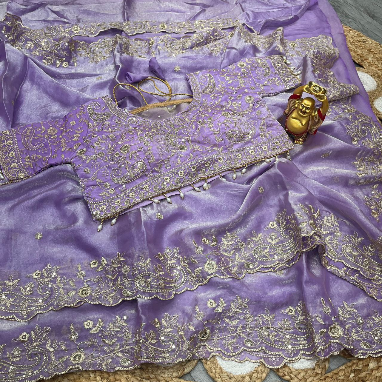 Wedding Sarees with Stitched blouse | Sangeet | Mehendi | Haldi | Nardev Fashion