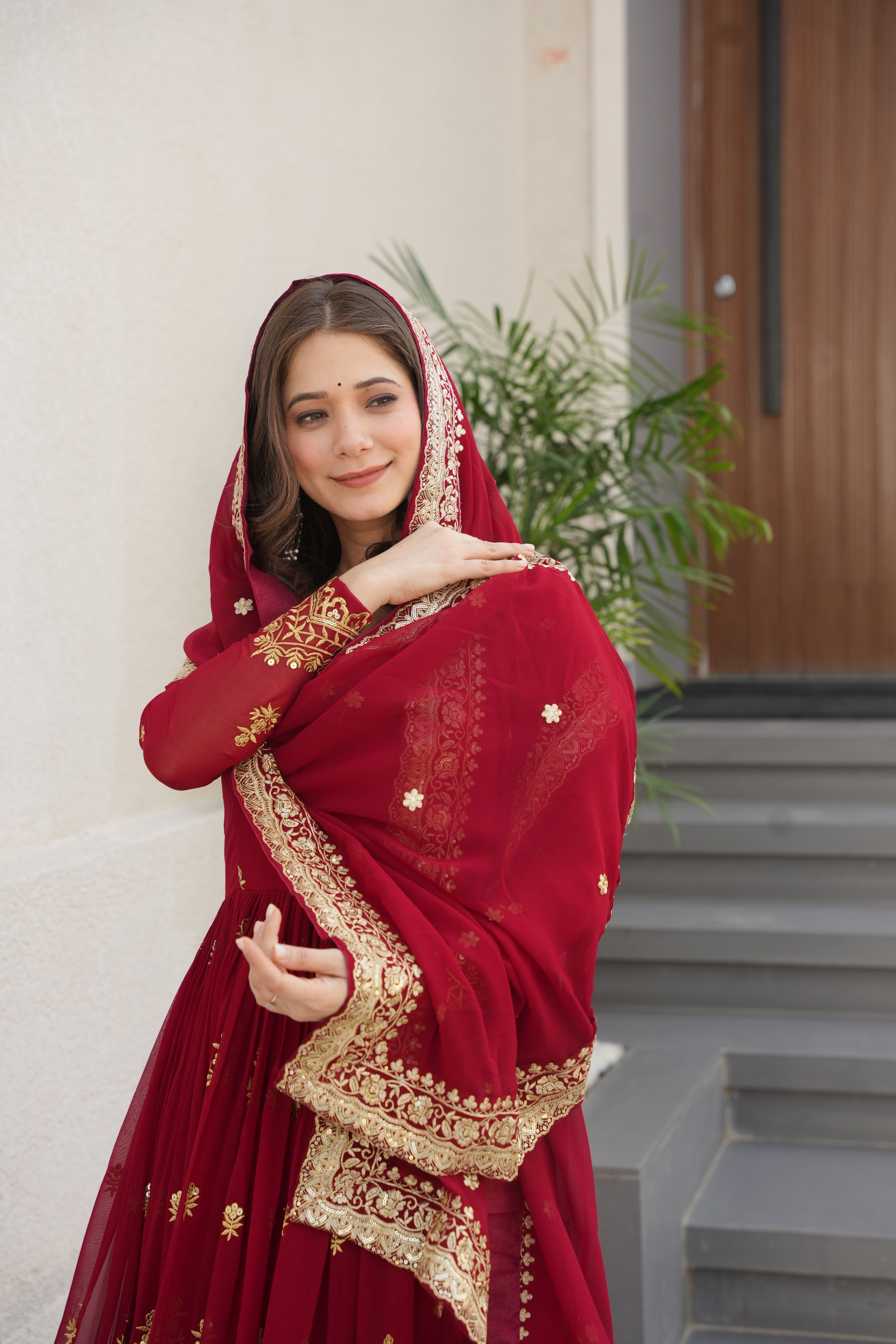 Maroon Color Ready to Wear Ethnic Dress for Women | Nardev Fashion | SIZE : M L XL XXL | Style 7