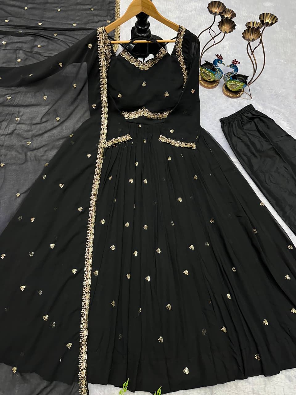 Trending Anakali Gown Set | Pretty Viral Neck Pattern | Nardev Fashion