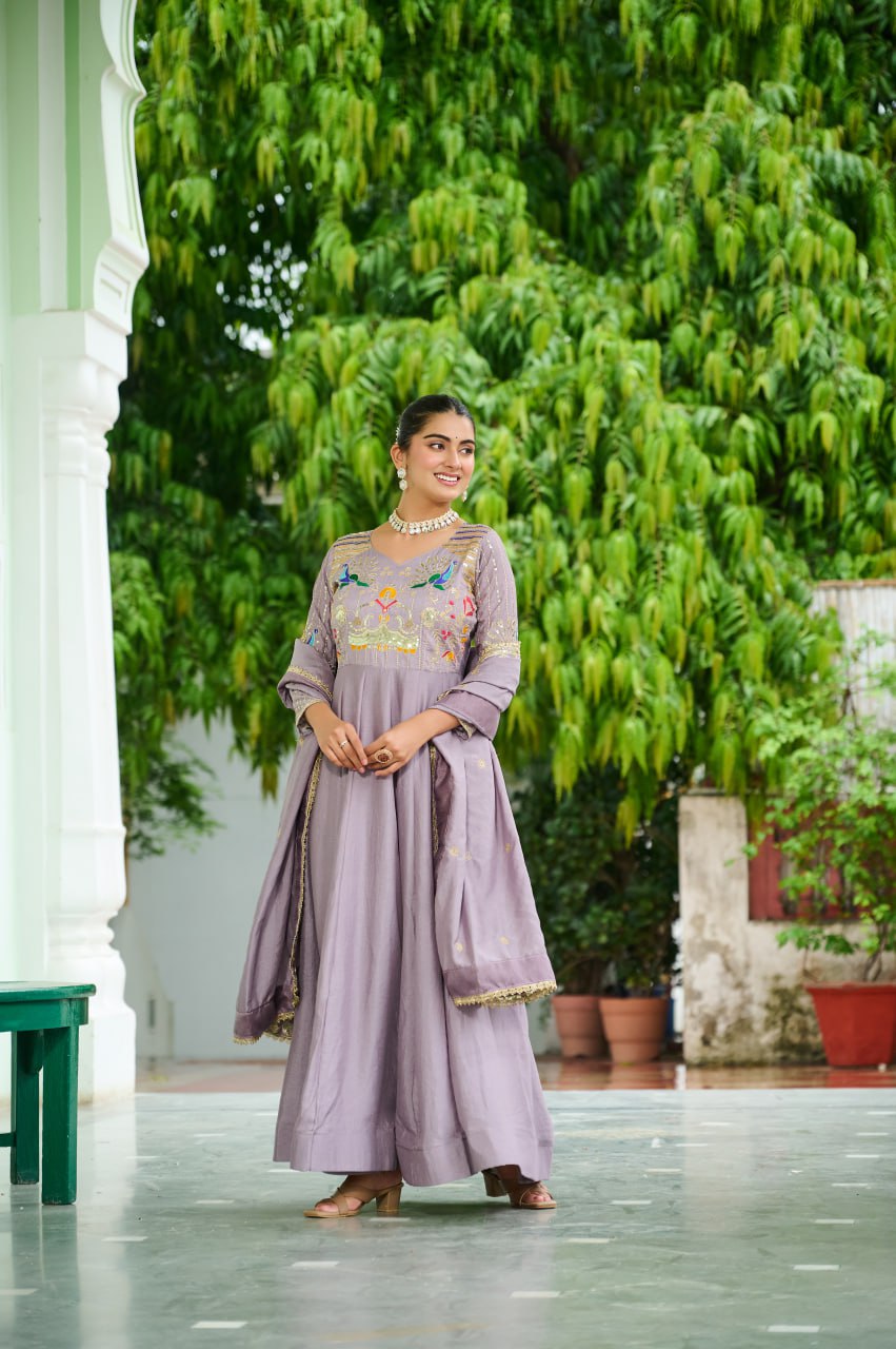 Onion Color Ceremony Chic Ready-to-Wear Outfit | Nardev Fashion