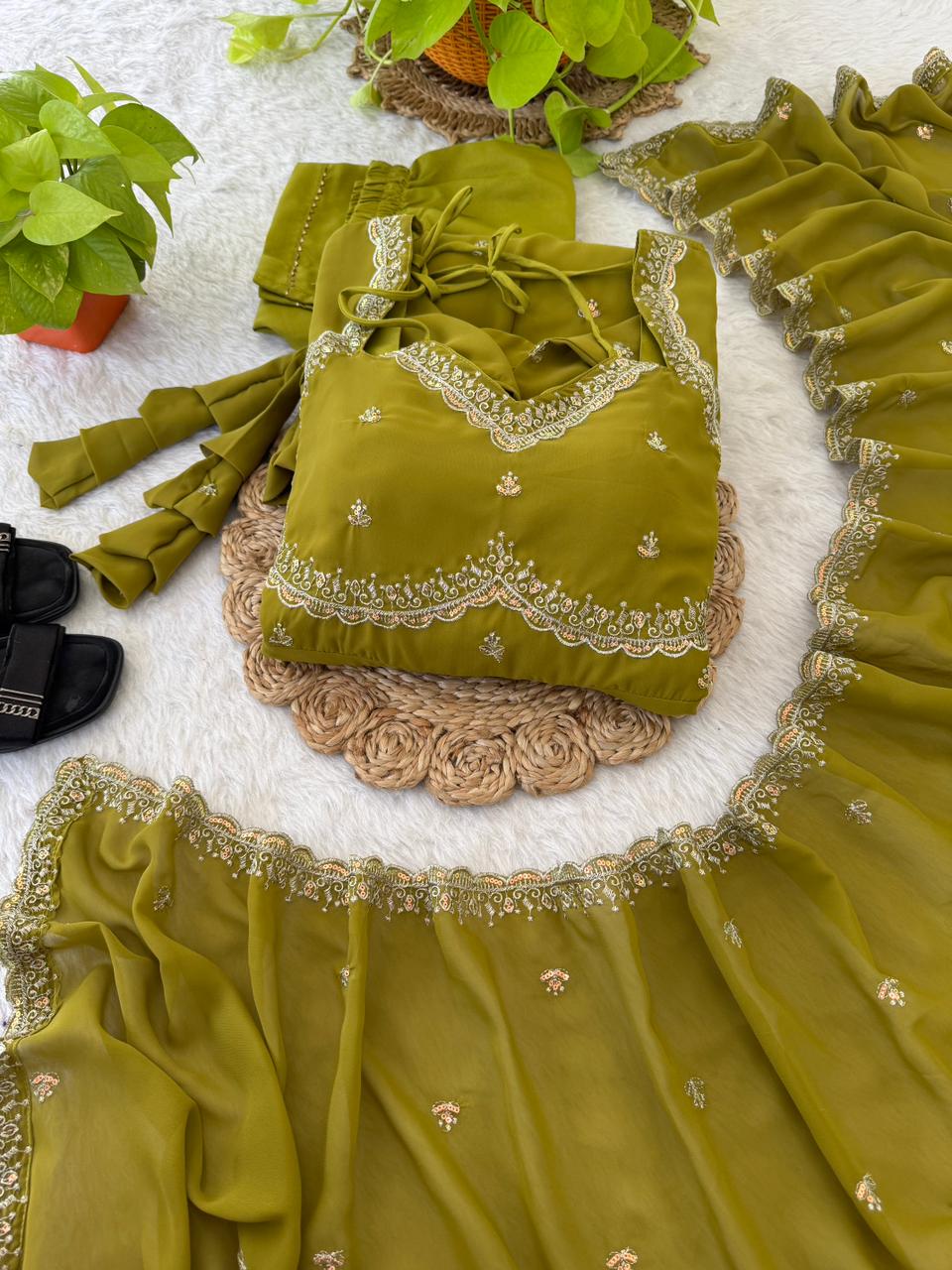 Trending Anakali Gown Set | Pretty Viral Neck Pattern | Nardev Fashion