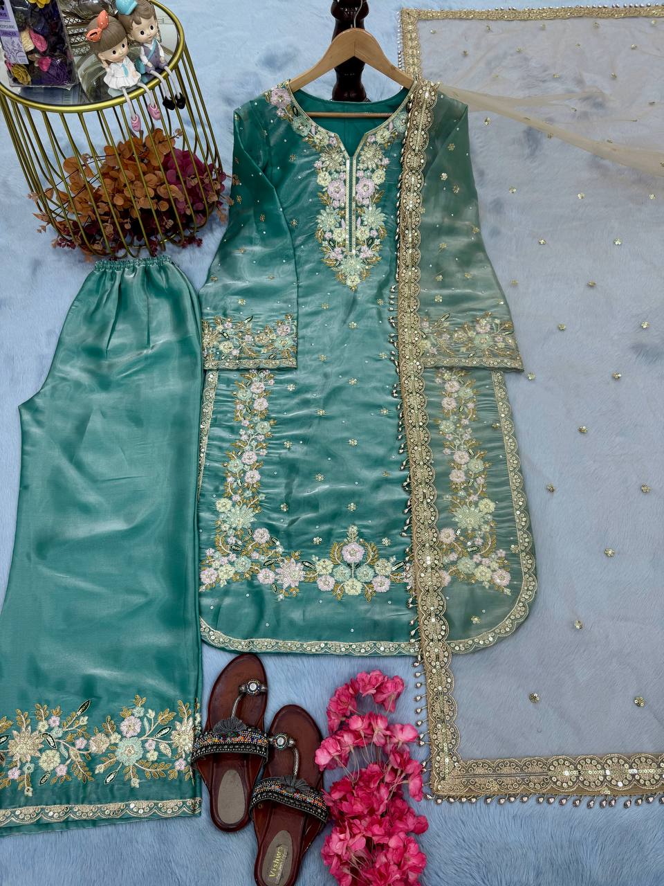 Pakistani Party Wear Designer Suit - Nardev Fashion
