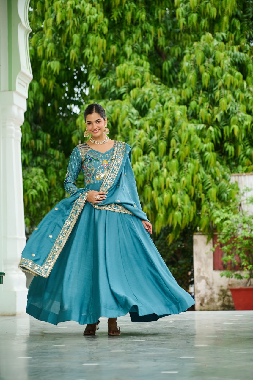 Sky Ceremony Chic Ready-to-Wear Outfit | Nardev Fashion
