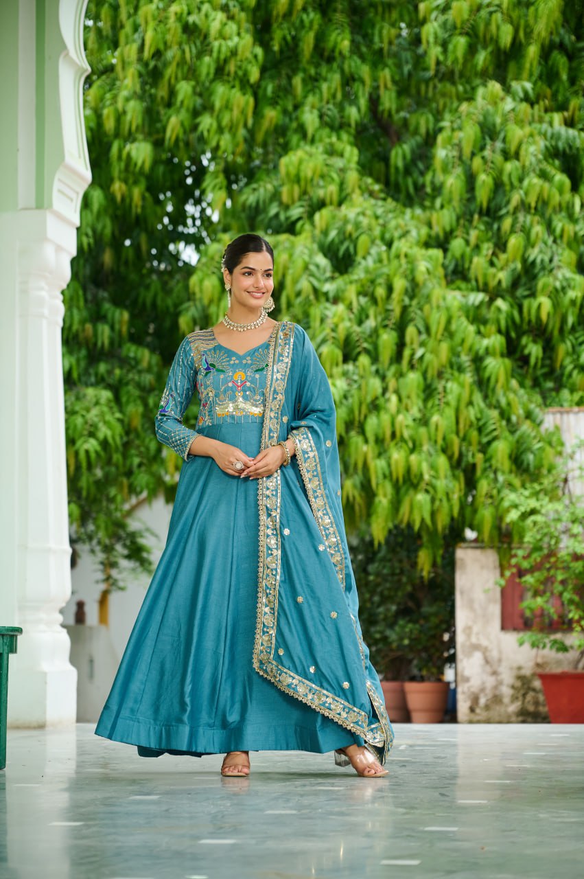 Sky Ceremony Chic Ready-to-Wear Outfit | Nardev Fashion