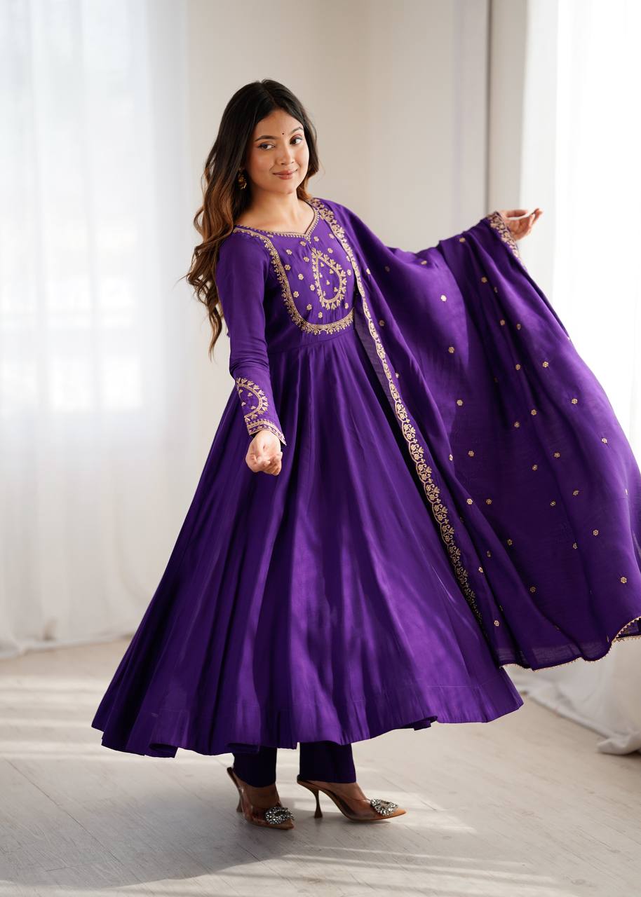 Wedding Special Anarkali Gown Set - Nardev Fashion