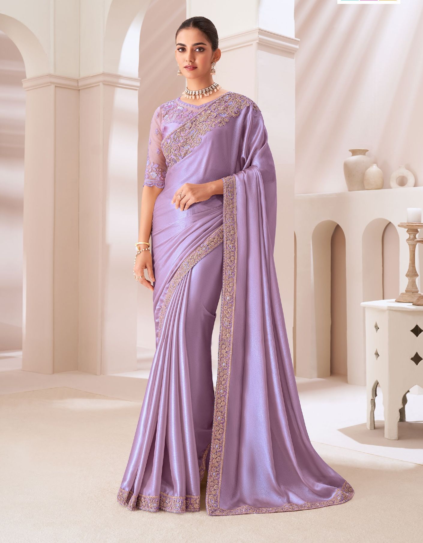 Sartin Chiffon For Classic Saree