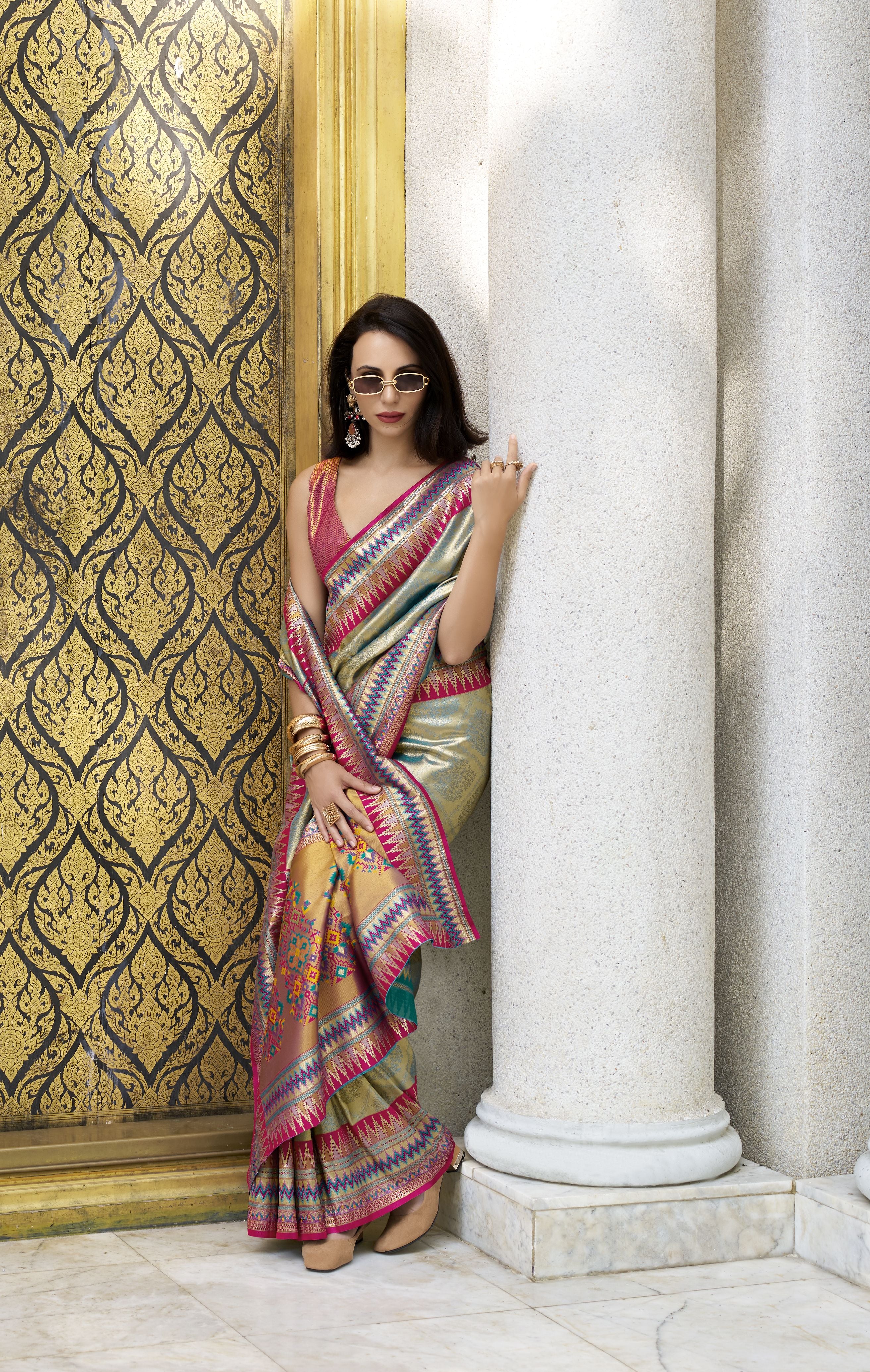 Beautiful Letest Soft Tissue Silk Saree