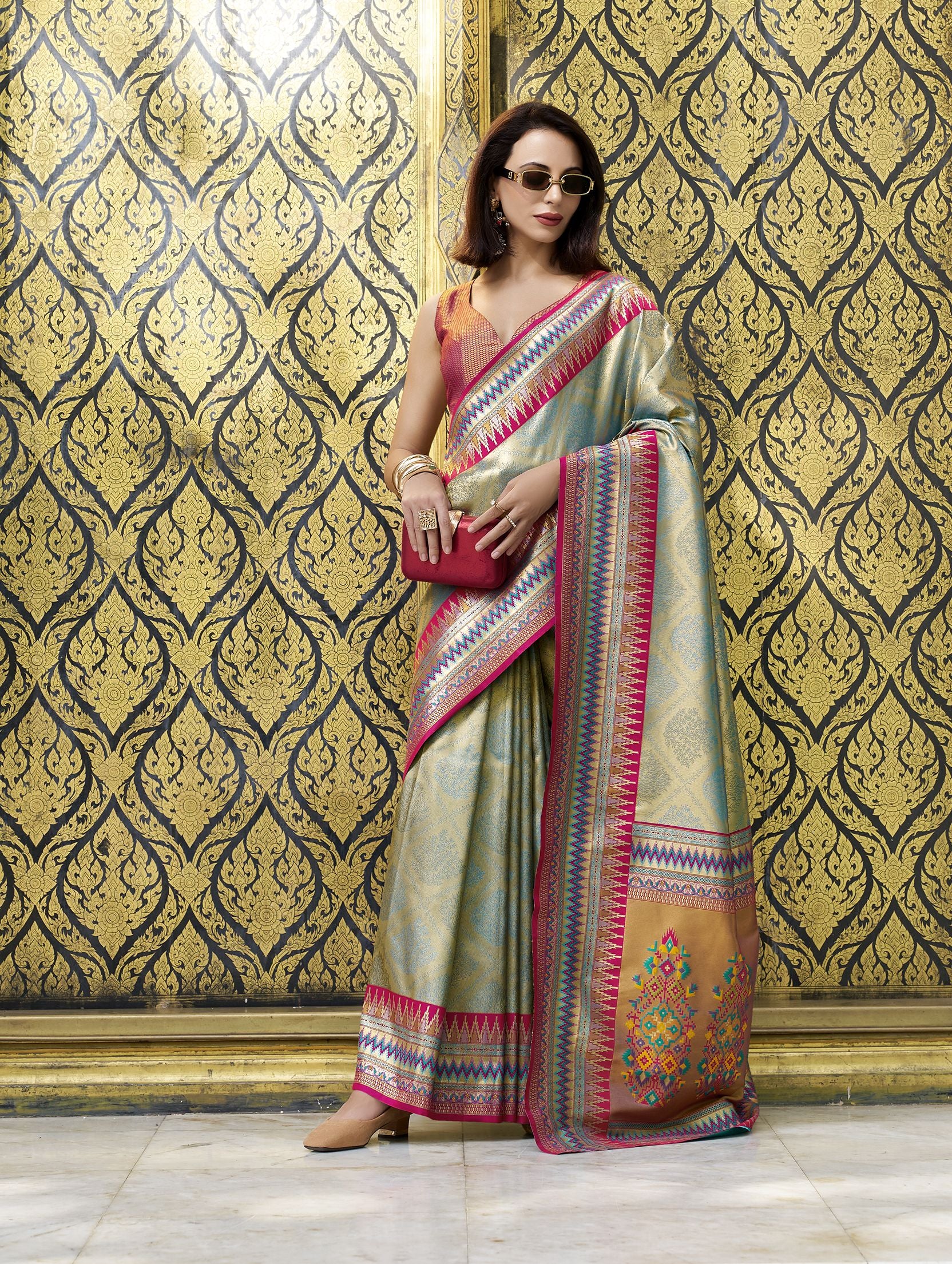 Beautiful Letest Soft Tissue Silk Saree