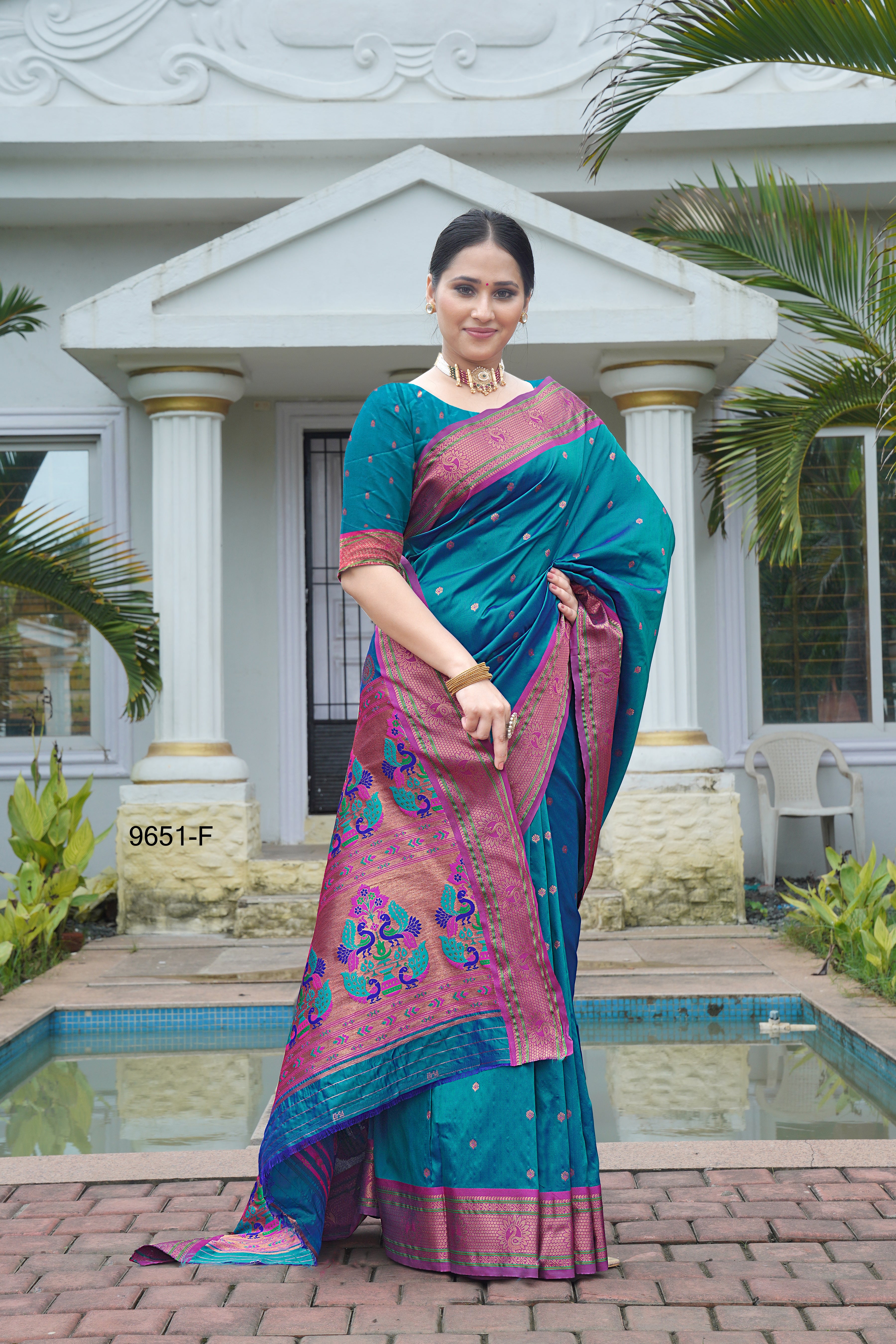 Indian Wear Beautifully Designed Paithani Saree