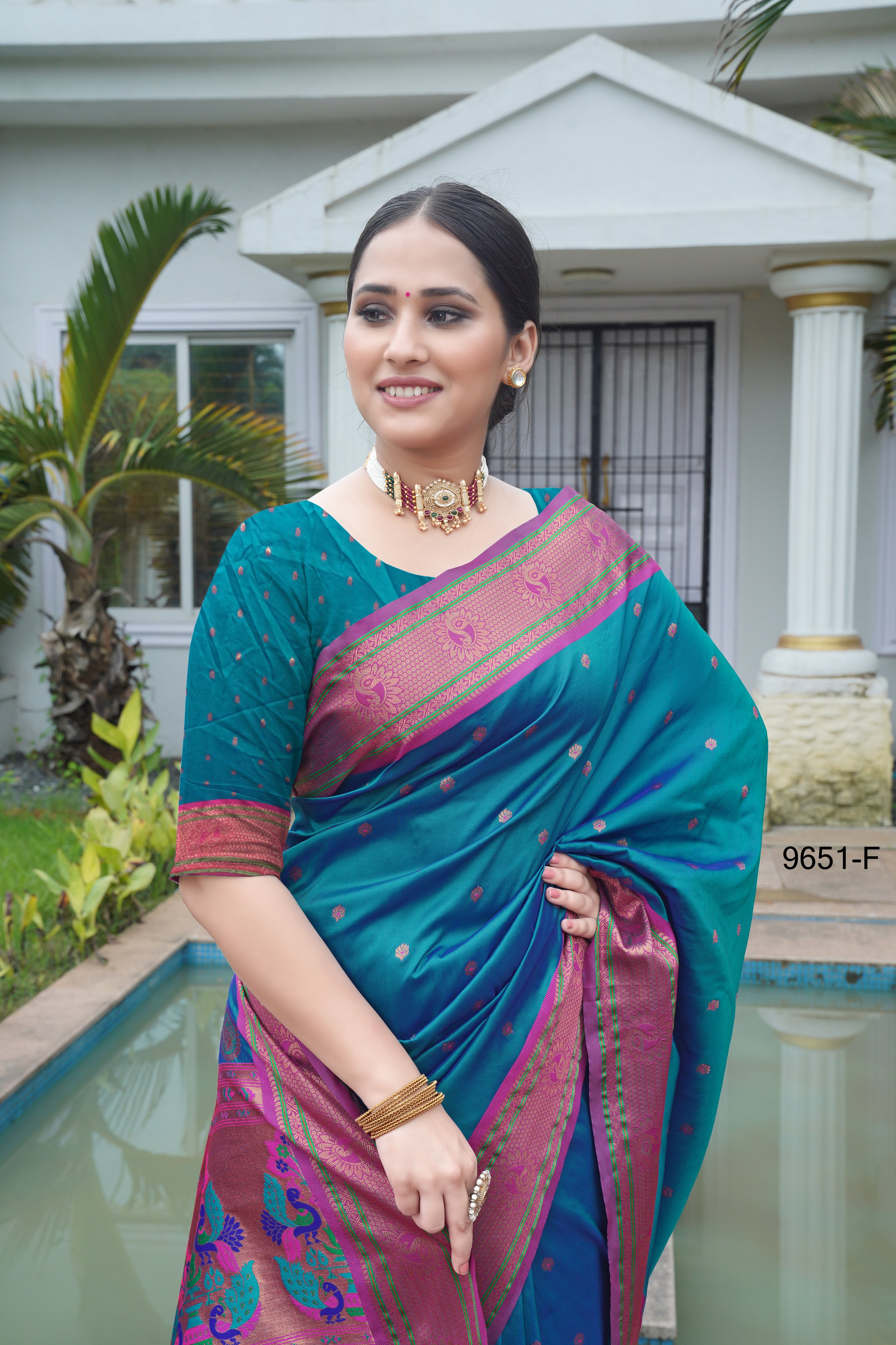 Indian Wear Beautifully Designed Paithani Saree