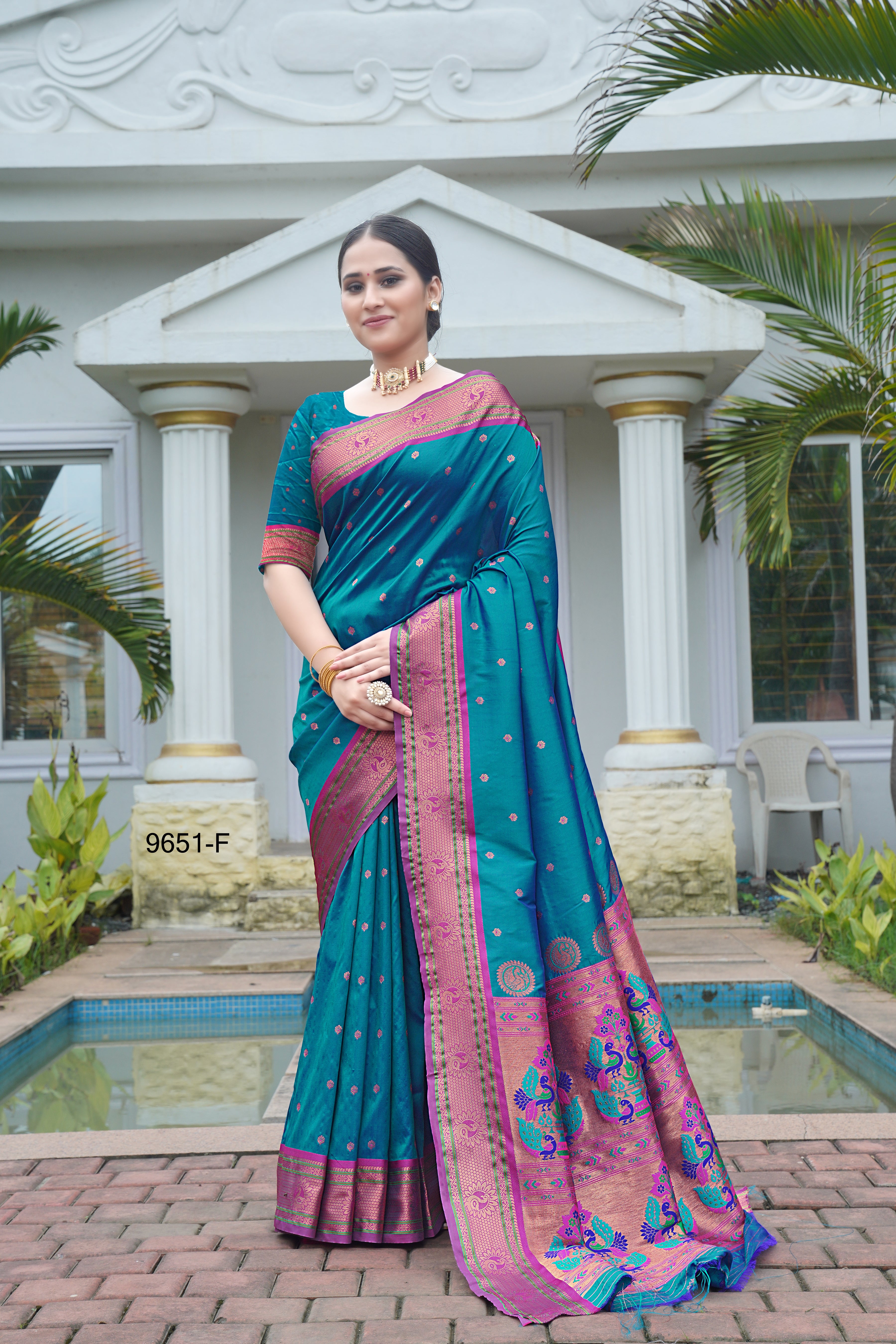 Indian Wear Beautifully Designed Paithani Saree