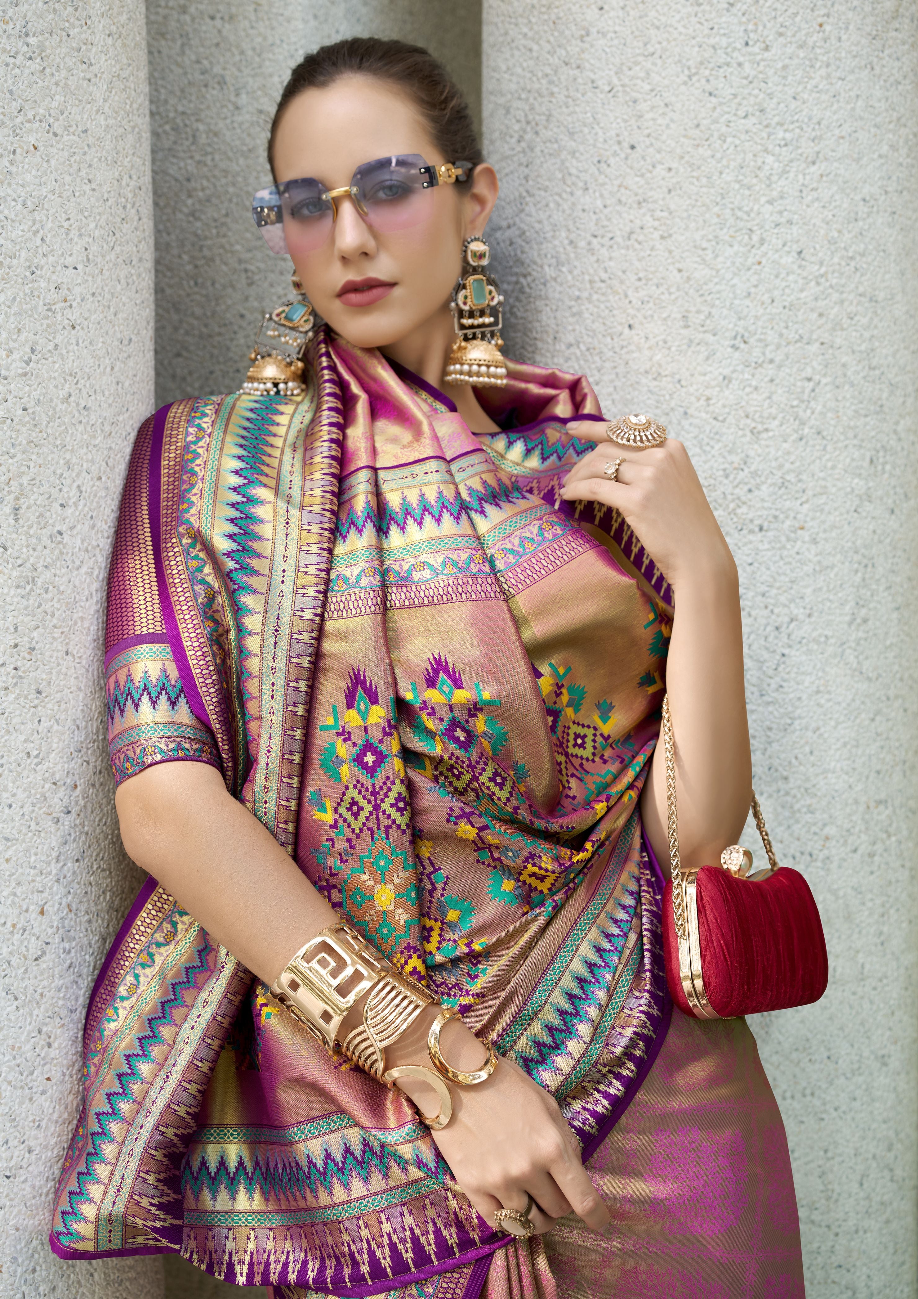 New Letest Soft Tissue Silk Saree