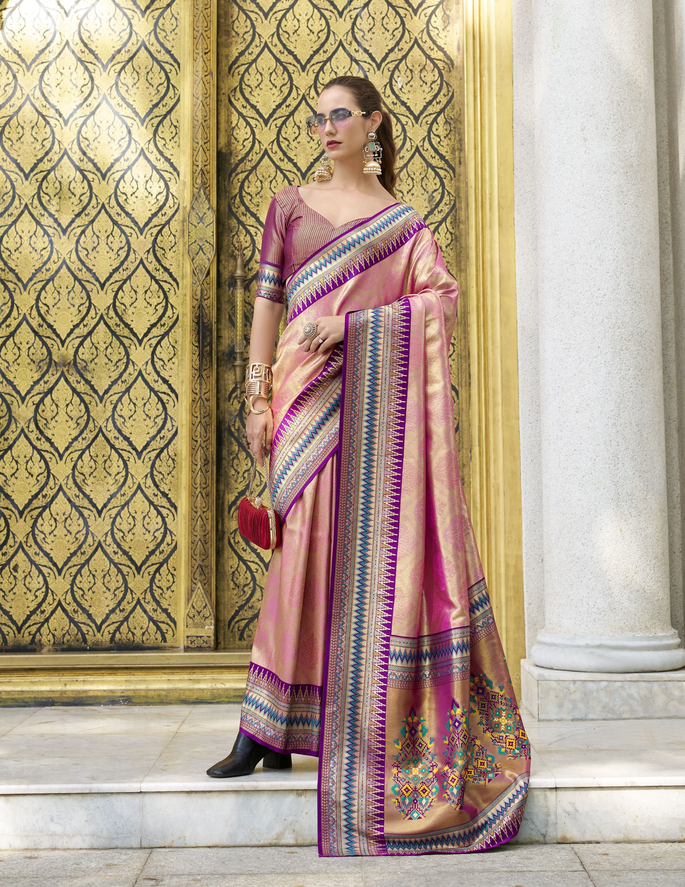 New Letest Soft Tissue Silk Saree