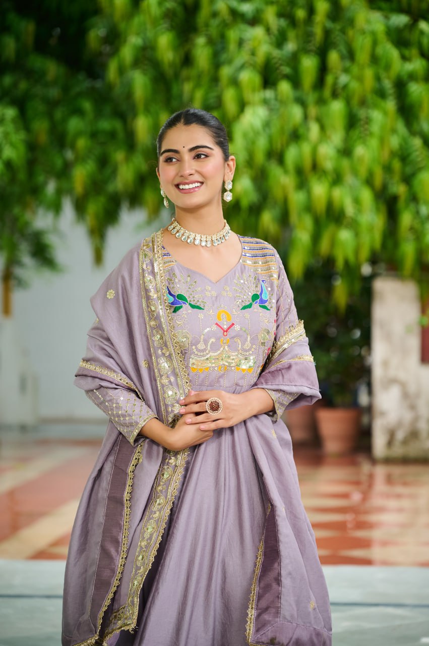 Onion Color Ceremony Chic Ready-to-Wear Outfit | Nardev Fashion