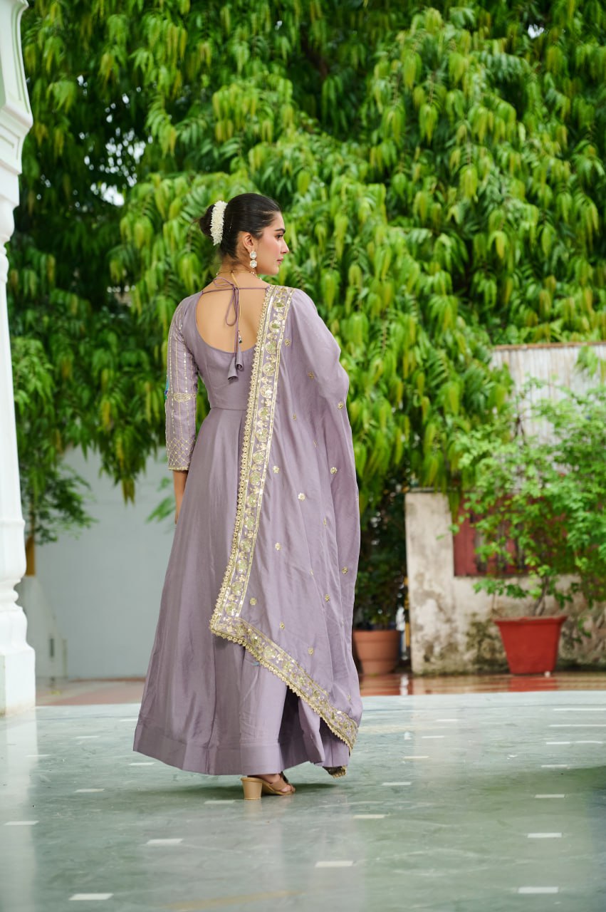 Onion Color Ceremony Chic Ready-to-Wear Outfit | Nardev Fashion