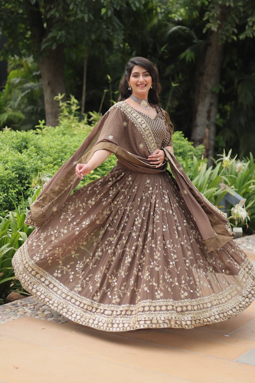 Partywear Lehenga Choli with Dupatta