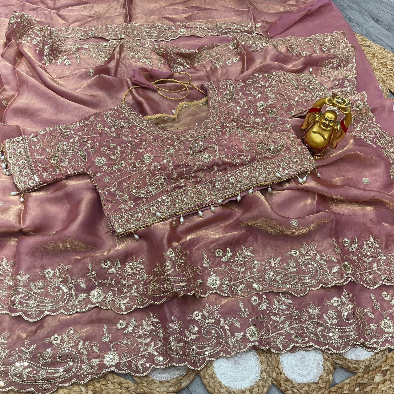 Wedding Sarees with Stitched blouse | Sangeet | Mehendi | Haldi | Nardev Fashion