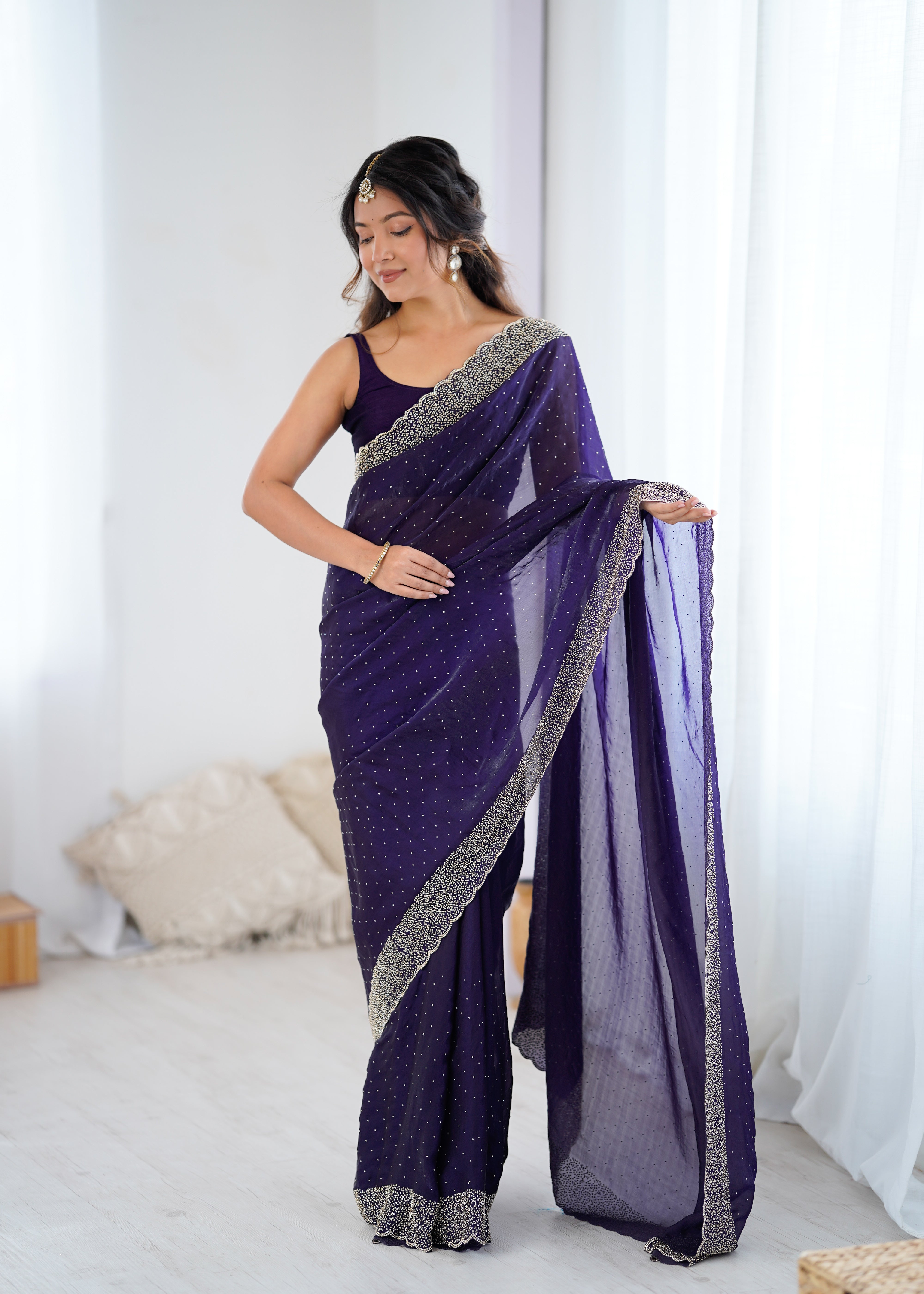 Purple Opulent Wedding Designer Saree Range for Special Occasions
