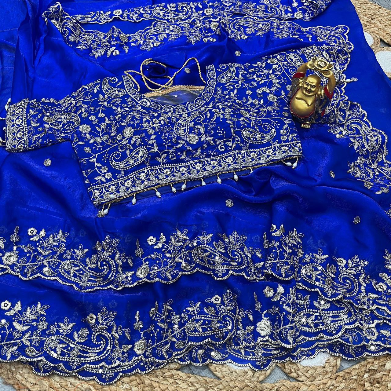 Wedding Sarees with Stitched blouse | Sangeet | Mehendi | Haldi | Nardev Fashion
