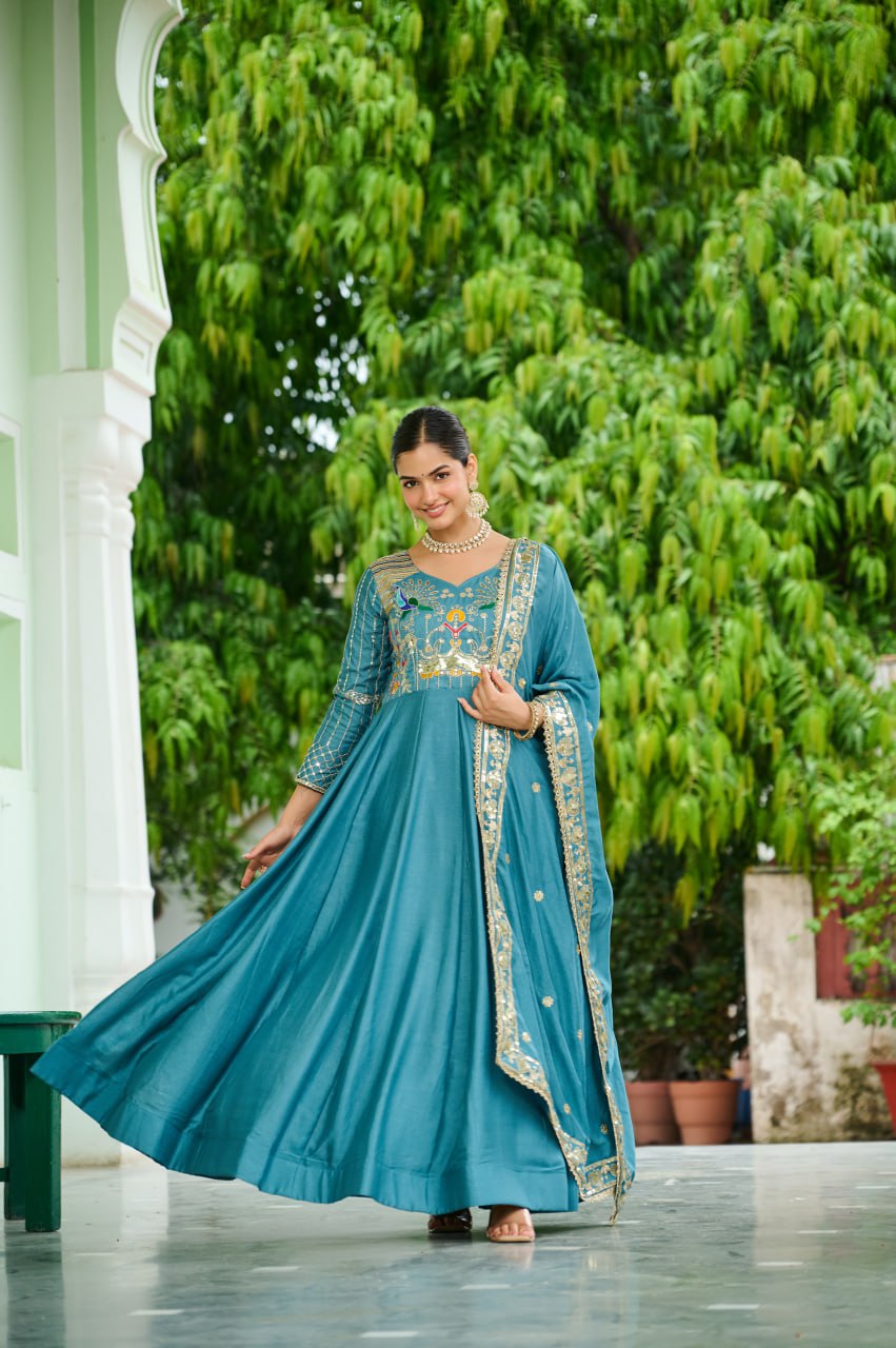 Sky Ceremony Chic Ready-to-Wear Outfit | Nardev Fashion