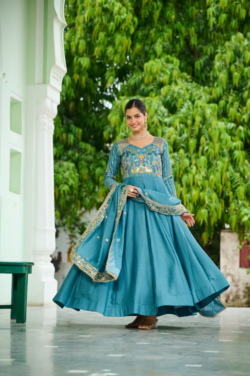 Sky Ceremony Chic Ready-to-Wear Outfit | Nardev Fashion