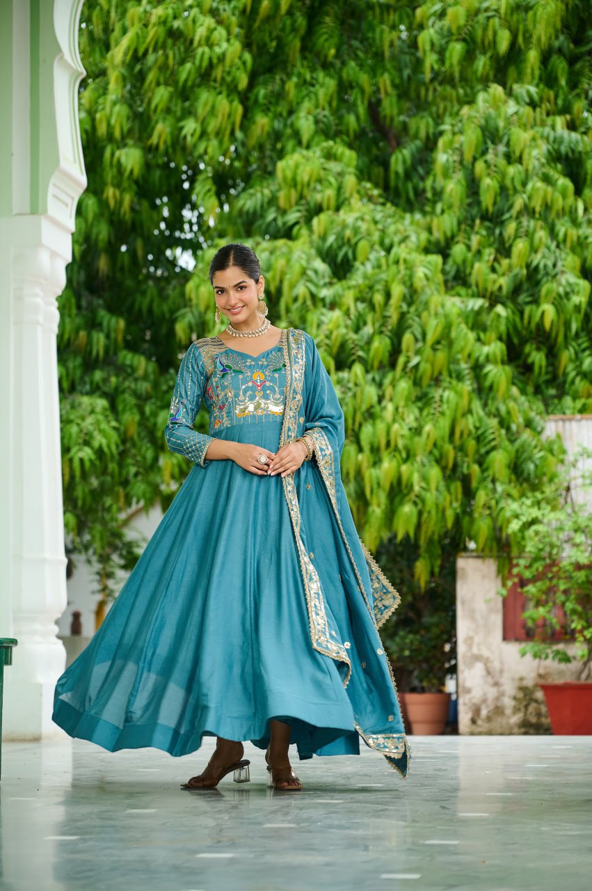 Sky Ceremony Chic Ready-to-Wear Outfit | Nardev Fashion