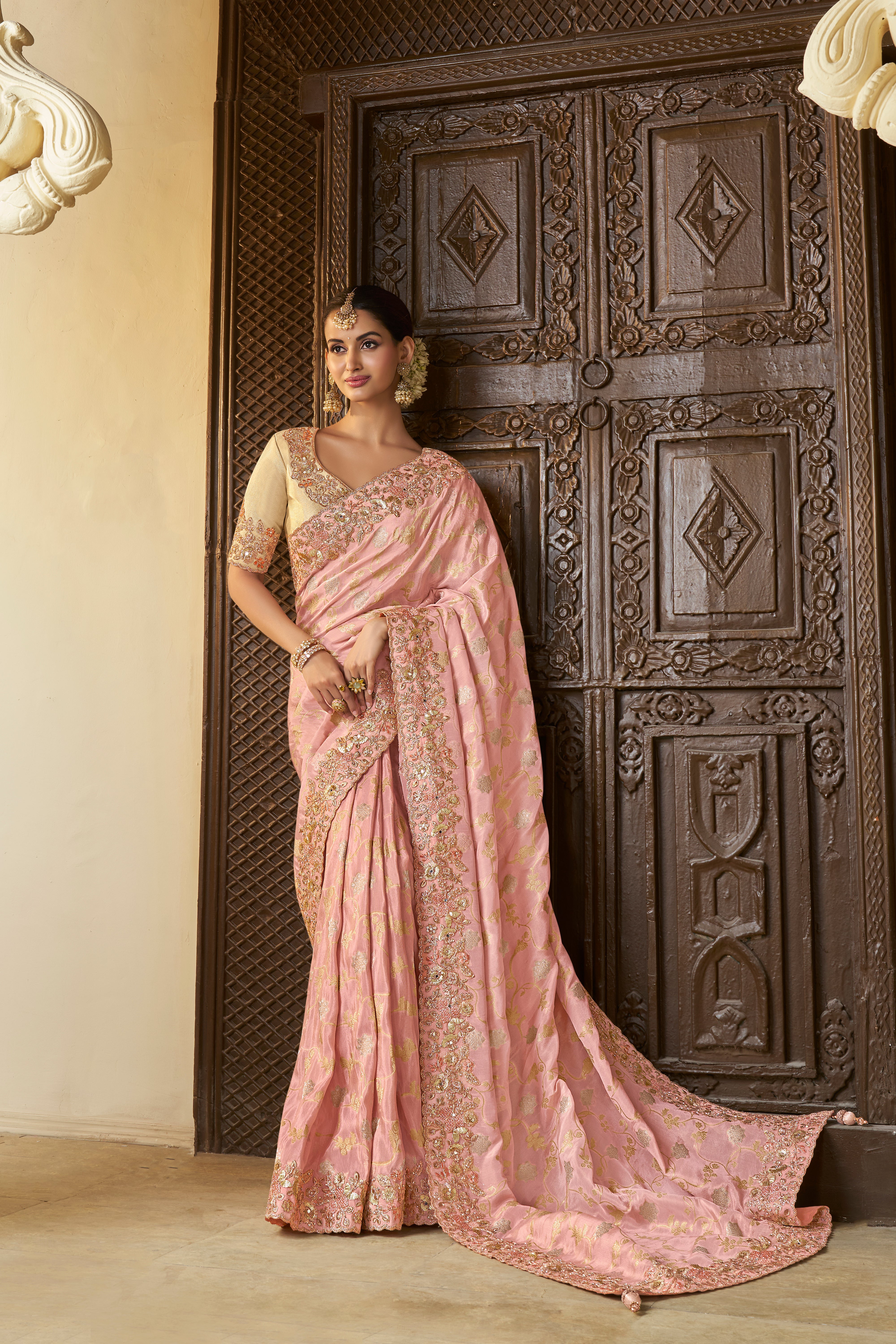 Sulakhmi Wedding Wear Silk Embroidery Saree