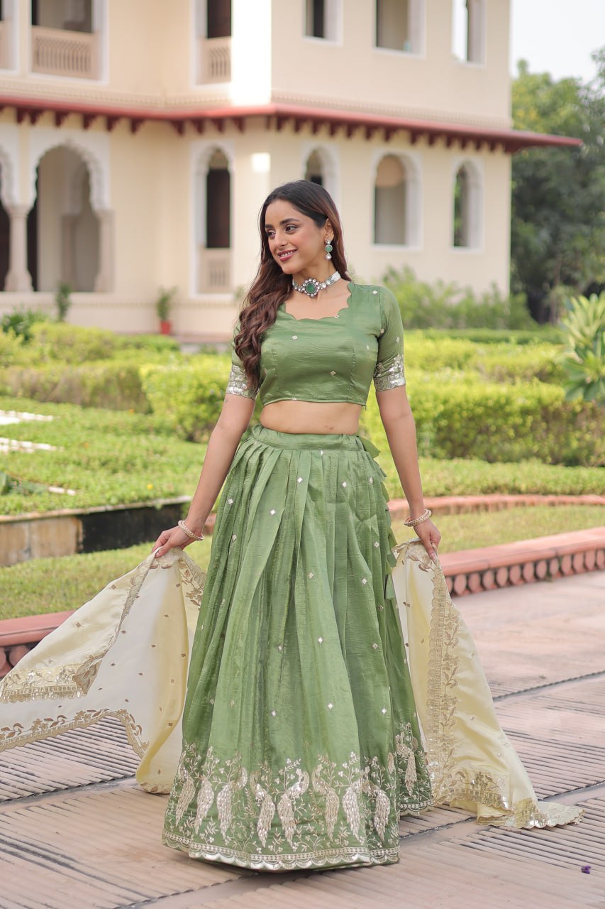 Wedding Lehenga Outfits for Sangeet - Mehndi - Baraat