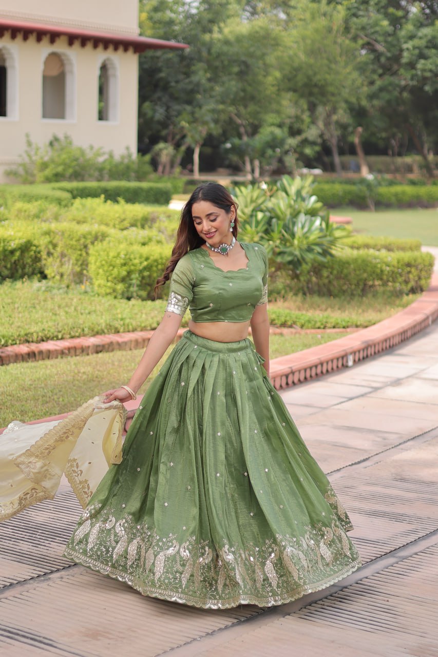 Wedding Lehenga Outfits for Sangeet - Mehndi - Baraat