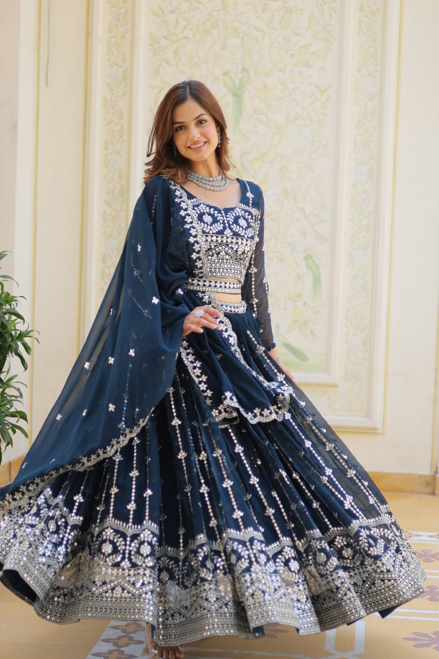 Wedding Wear Georgette Lehenga Choli