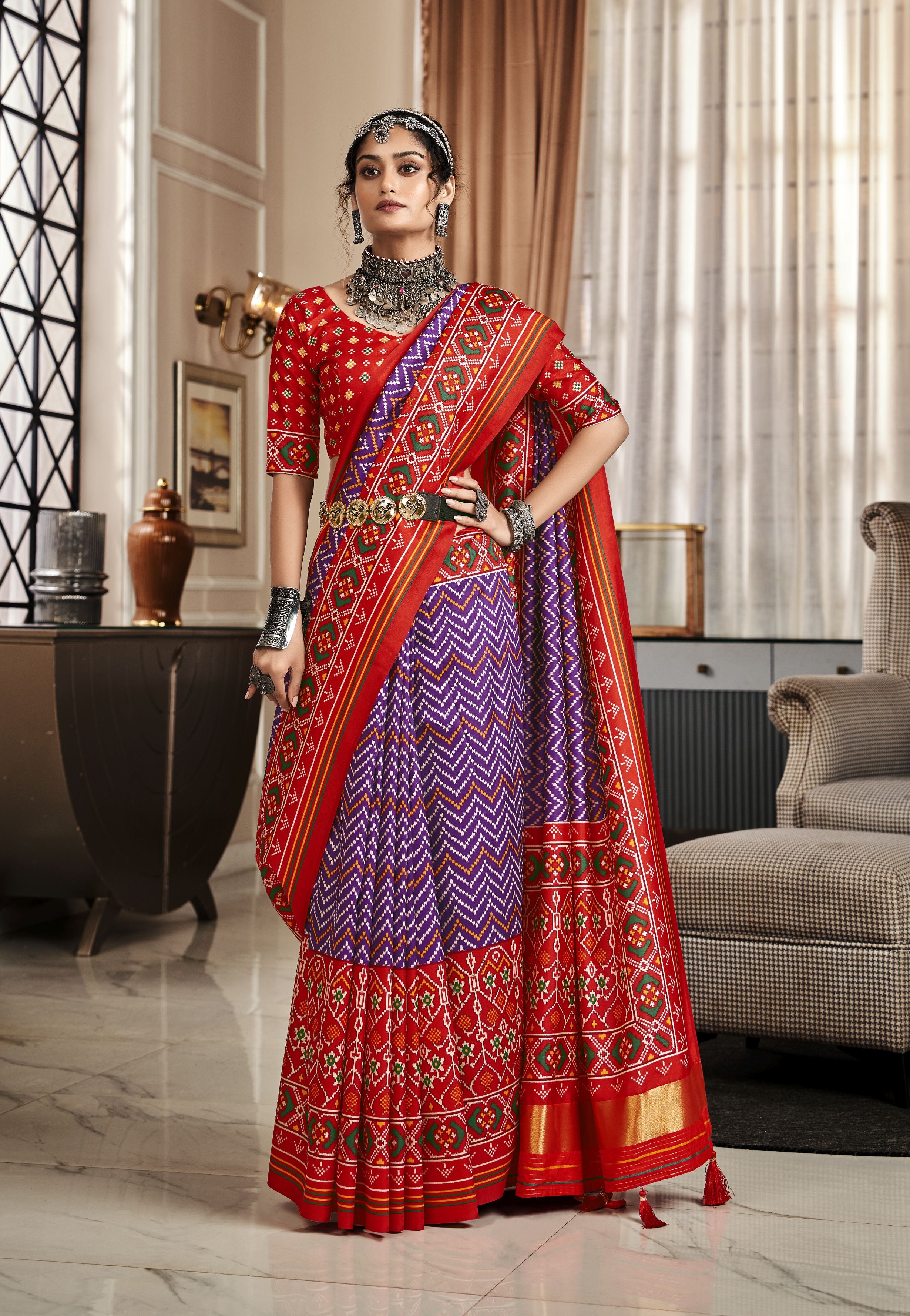 Wedding Wear Royal Patola Silk Saree