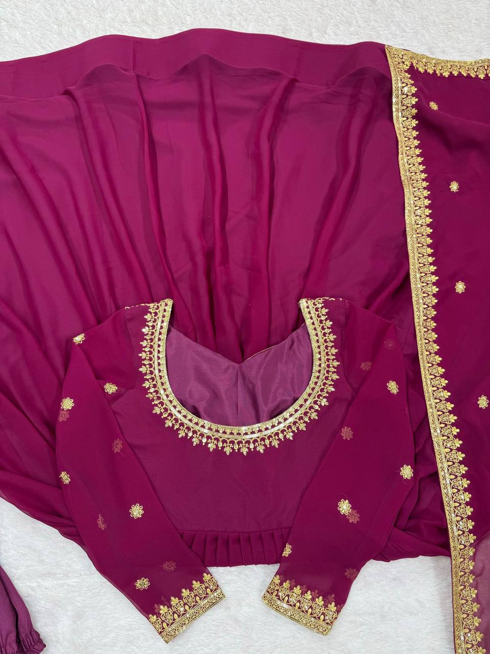 Wine Premium Designer Suit | Party & Festive Wear for Women | Nardev Fashion