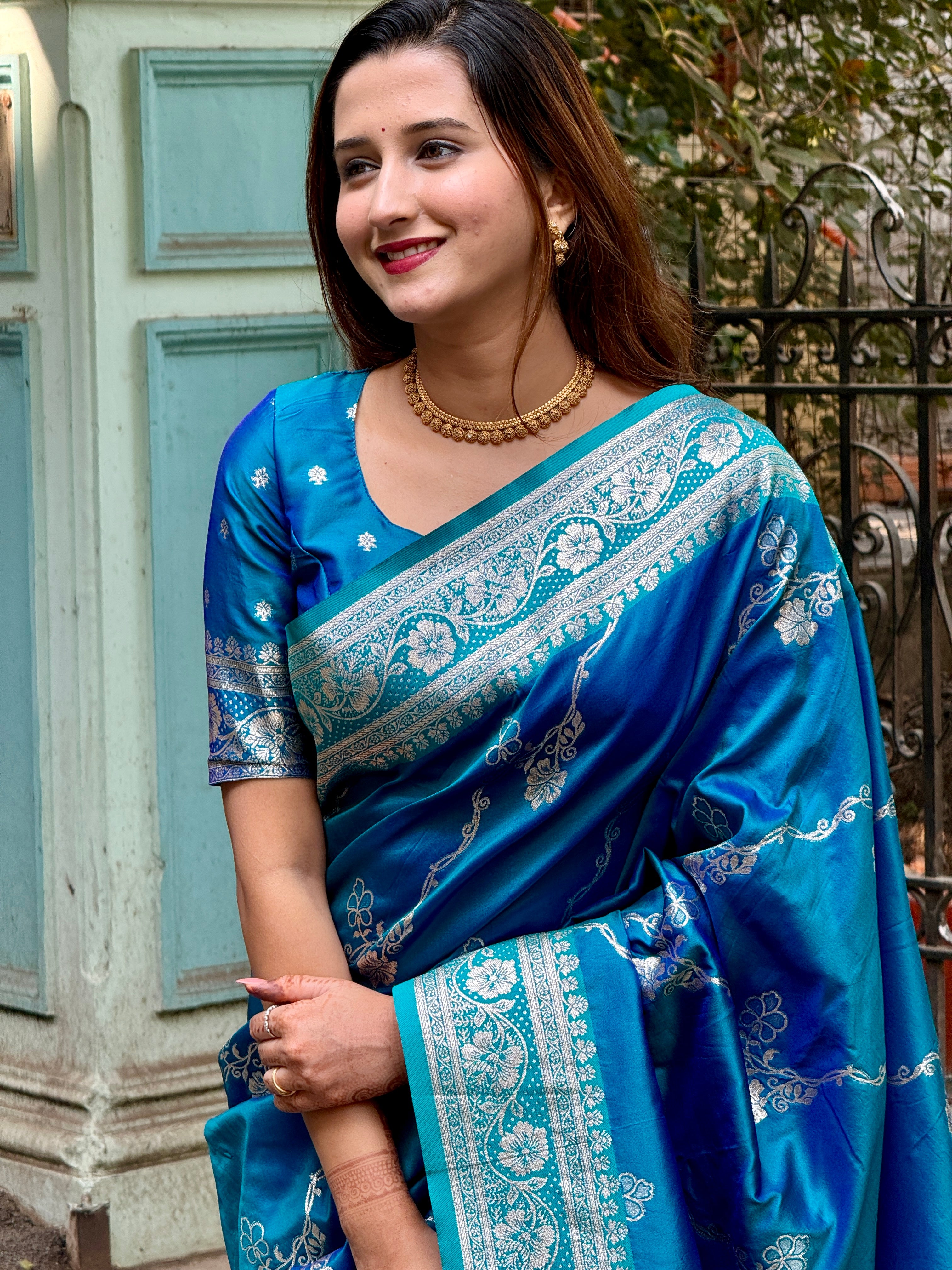 Women's Designer Pure Banarasi Soft Silk