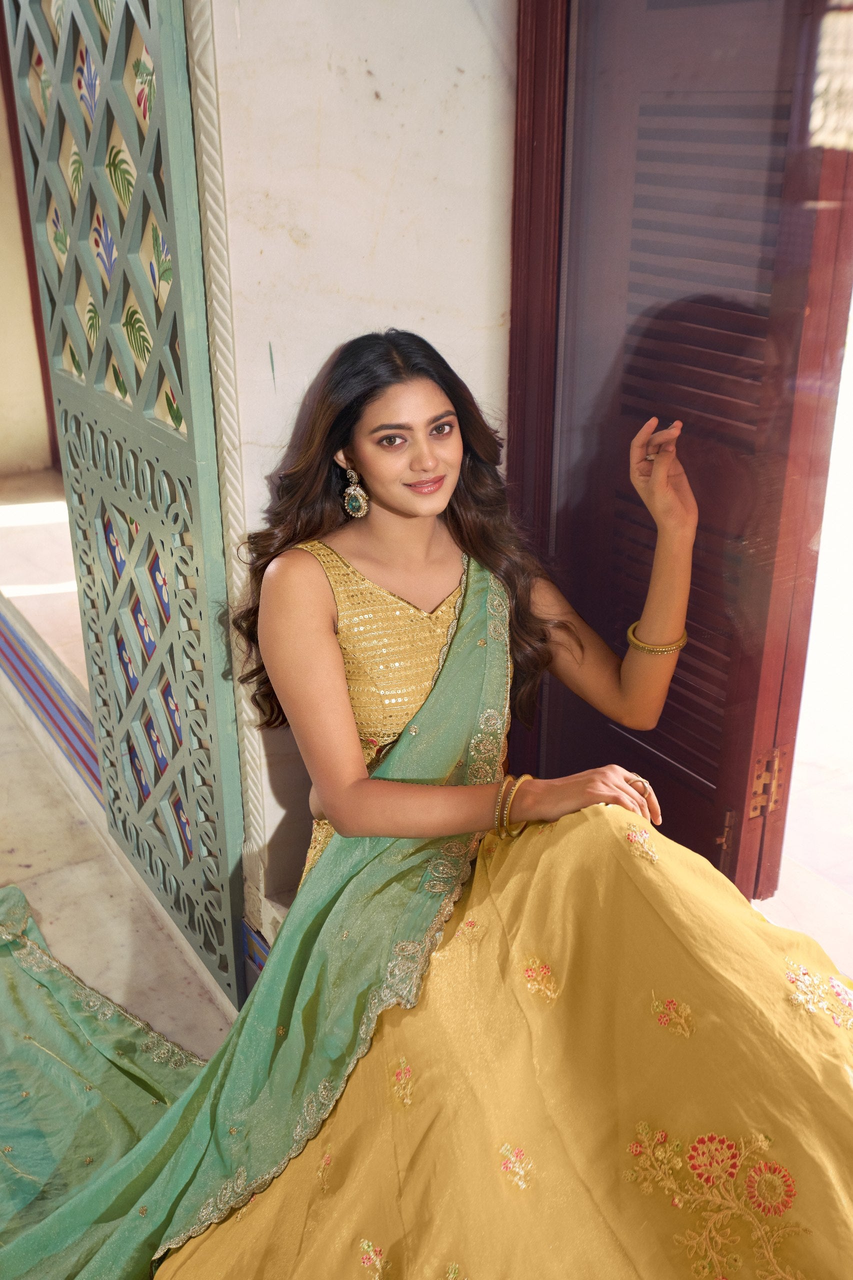 Sunlight Grace Lehenga Choli with Dupatta | Wedding Wear | Nardev Fashion